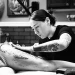 Leah Westerlund at work, from Heritage’s named artist highlight